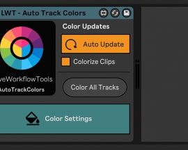 Live Workflow Tools – Auto Track Colors for Ableton Live