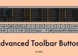 killihu Advanced Toolbar Buttons Plugin for Ableton Live