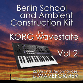 Waveformer Berlin School and Ambient Construction Kit Vol 2 for Korg Wavestate