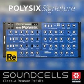 Soundcells Polysix Signature ReFill for Reason Korg Polysix Rack Extension