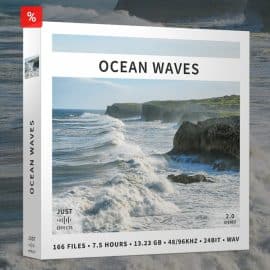 Just Sound Effects Ocean Waves WAV (2023 Updated Pack)