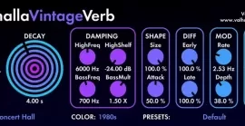 ARTFX ValhallaDSP VintageVerb Presets Va1