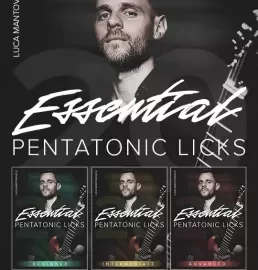 JTC Guitar Luca Mantovanelli 20 Essential Pentatonic Licks : Box Set TUTORiAL