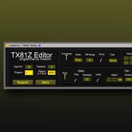 midierror Yamaha TX81Z Editor [Max4Live] Download