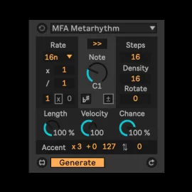 Manifest Audio MIDI Toolset 001 (Max for Live Device)