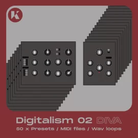 Konturi Digitalism 02: Diva Presets WAV MiDi Diva Presets