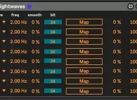 phritz LFO Eight a useful mappable LFO device AMXD