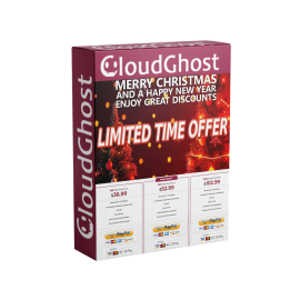 ⏳ ⏳ CloudGhost Membership Christmas & New Year Sale!